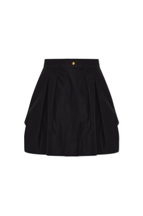 ワンピース ALESSANDRA RICH Women Mid Skirts 24AFABX3871K4394 0060 Black Alessandra Rich Skirt with decorative pockets | Women's